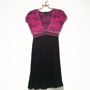 French Connection Gold Accented Dress